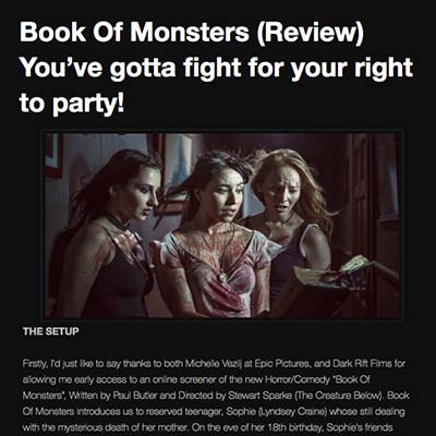 Book Of Monsters (Review) You’ve gotta fight for your right to party!